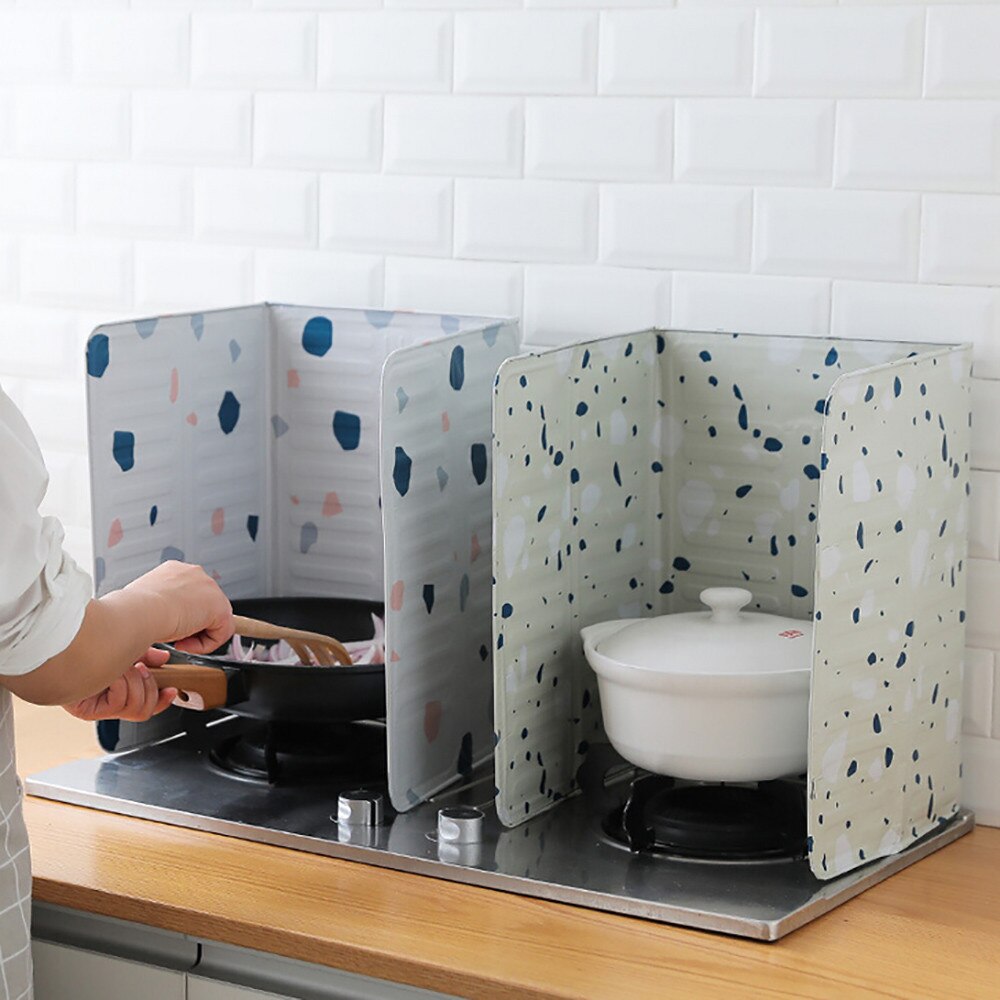 Keuken Fornuis Plaat Deflector Plaat Isolatie Vel Aluminium Isolatie Koken Bescherming Gereedschap Keuken Gadget # Sw