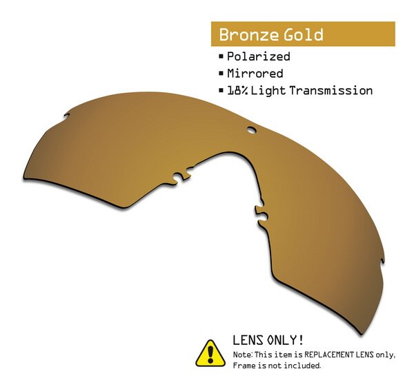 Smartvlt Gepolariseerde Vervanging Lenzen Voor Oakley Si M Frame 2.0 Zonnebril-Meerdere Opties: Bronze Gold