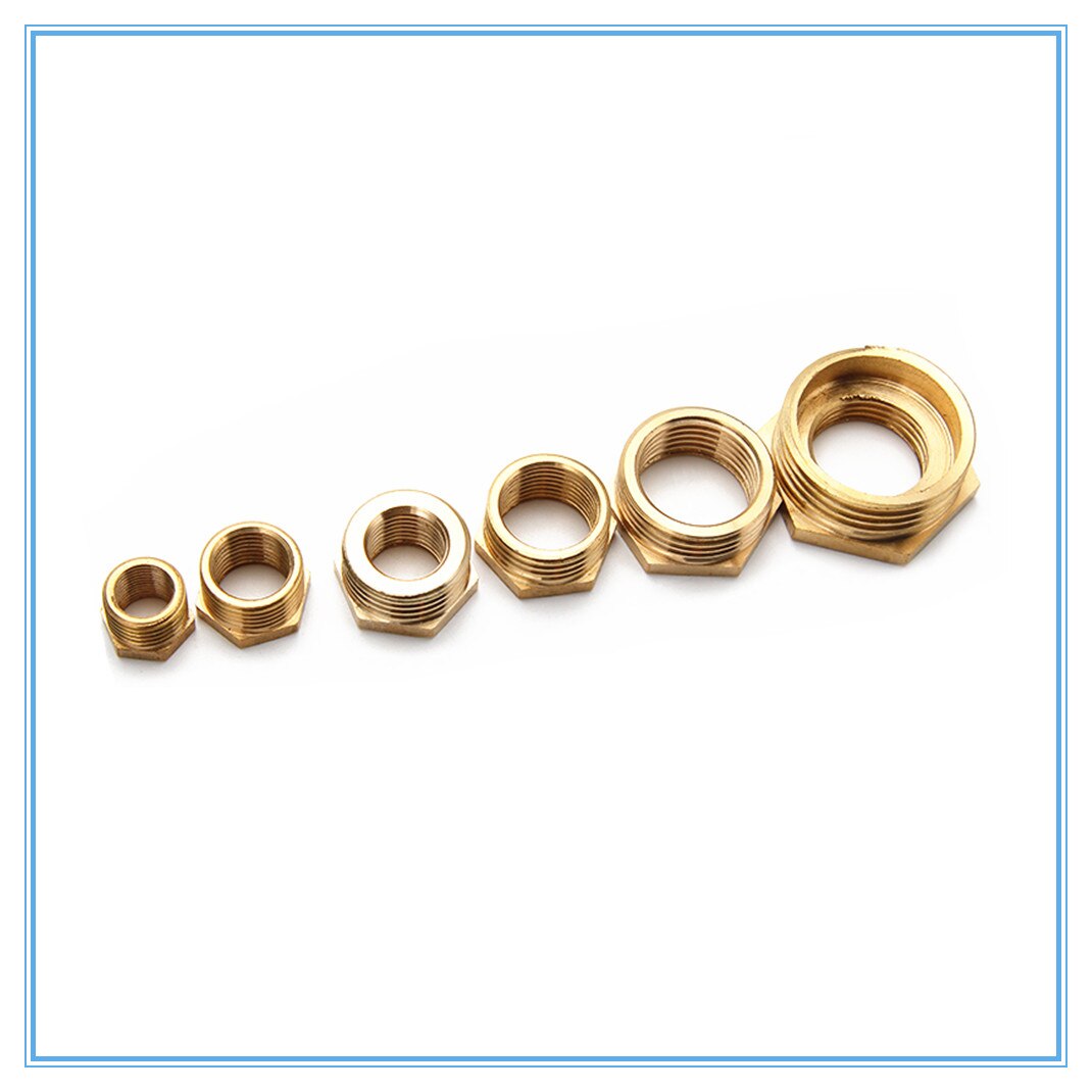 Brass Reducer Male Thread to Female Thread Reducing Bush adapter Fitting Gas Air Water Fuel Copper
