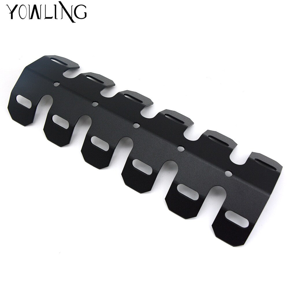 YOWLING Dirt Motorcycle Exhaust Muffler Pipe Leg Protector Heat Shield Cover For KTM 400 450 530 525 EXC 690 Enduro 625 SMC: 252mm black