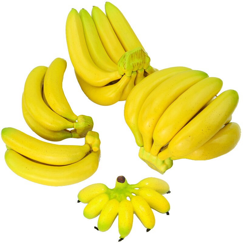 Festliche Partei Liefert Künstliche Dekorationen Obst Kunststoff Simulation Banana Modell Dekoration Requisiten