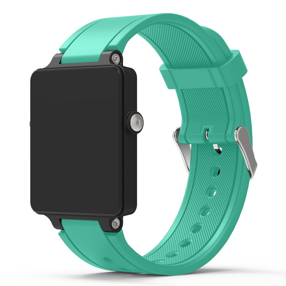 Nova substituição pulseira de silicone pulseira de relógio pulseira para garmin vivoactive acetato esportes pulseiras relógio correa reloj: Mint Green