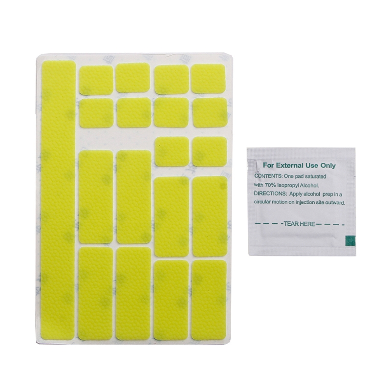 1Set DIY Keyboard Mats Feet Foot Pads Anti-slip Pad Replacement for Universal Keyboard Gaming Keyboard Feet Pad Stickers: Green