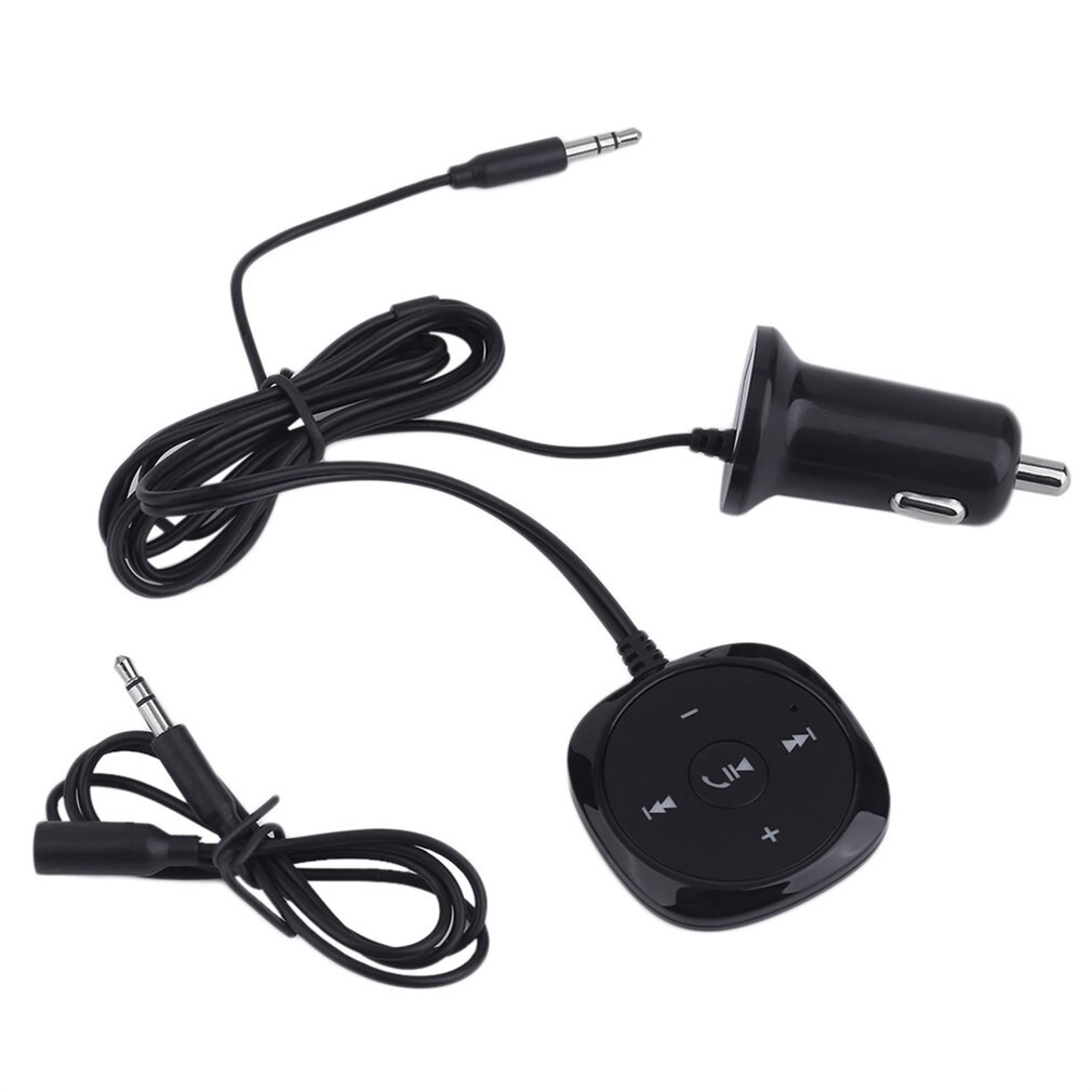 Wireless Car Kit Bluetooth Ontvanger Handsfree Call 3.5Mm Aux Audio Praten Bluetooth Muziek Sound Adapter Usb Charger