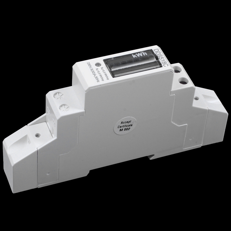-Din Rail Single Phase Analog Counter Electricity Power Consumption Wattmeter Energy Meter Watt Kwh 5-32A Ac 230V