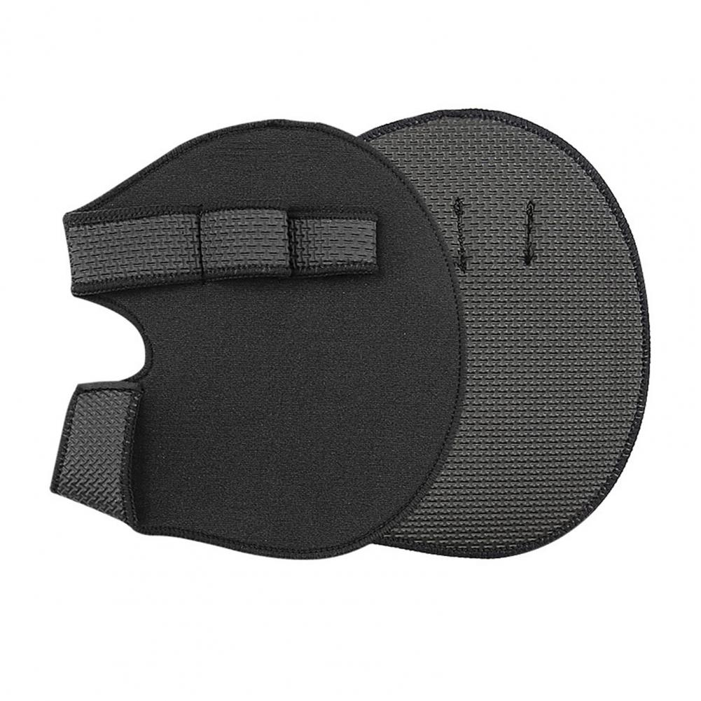 Hohle Fitness handschuhe Gewichtheben Griffe Pad 4-Finger Fitness Griffe Pad Hand Kokon rutsch feste Fitness Studio zum Gewichtheben: Weiß