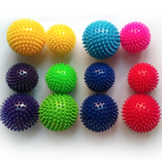 Spiky Massage Ball PVC Trigger Therapy Stress Relieve Pain Tension Relax Ball: Default Title