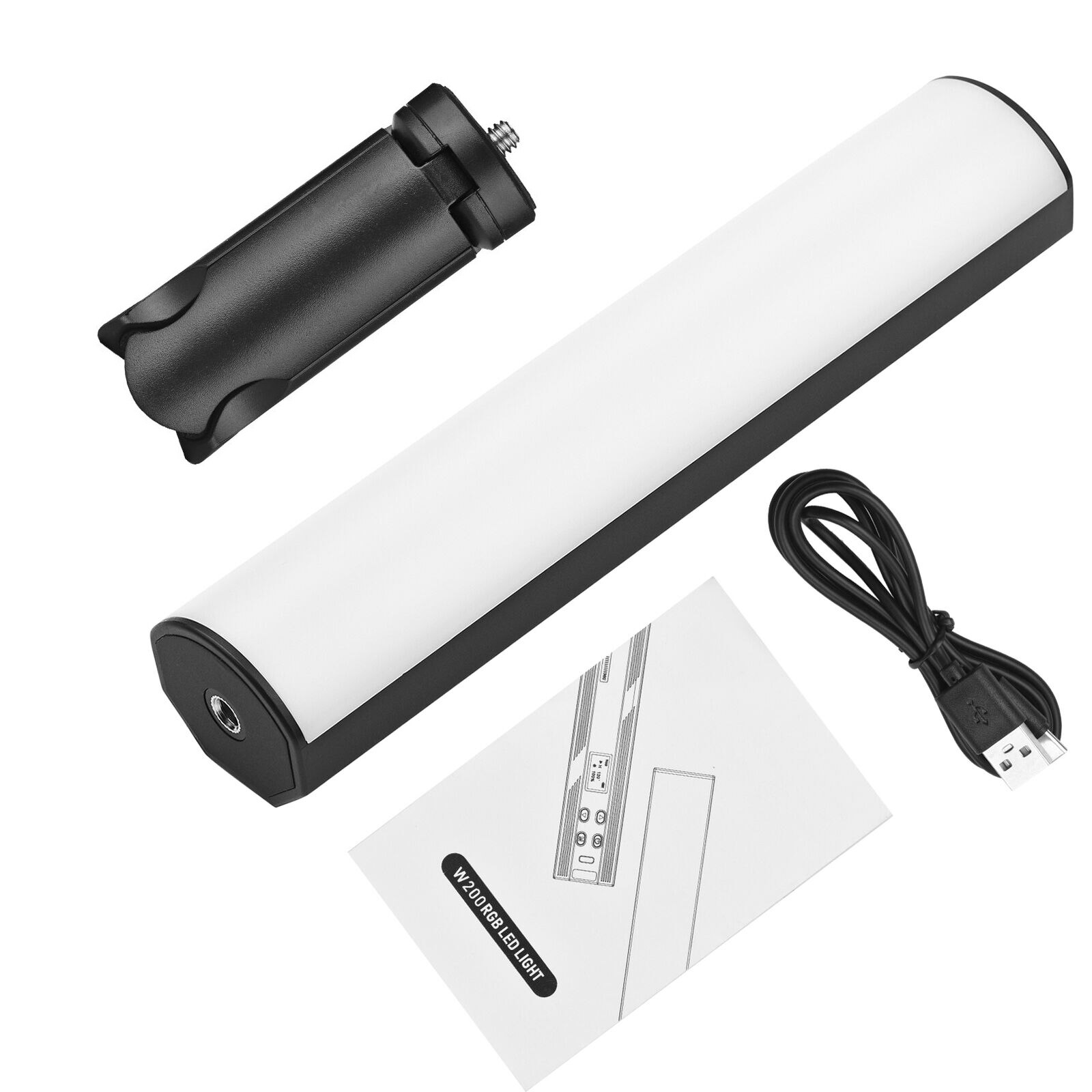 Handheld Light Tube Stick RGB LED Video Light for Photography with Tripod 3000mAh Rechargeable Mini Light Stick for Video Tiktok: Default Title