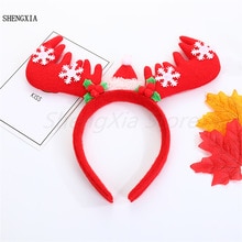 Kerst decoratie Kerst hoed gewei hoofdband Volwassen kinderen feestartikelen Kerst hoofd gesp elanden hoofdband