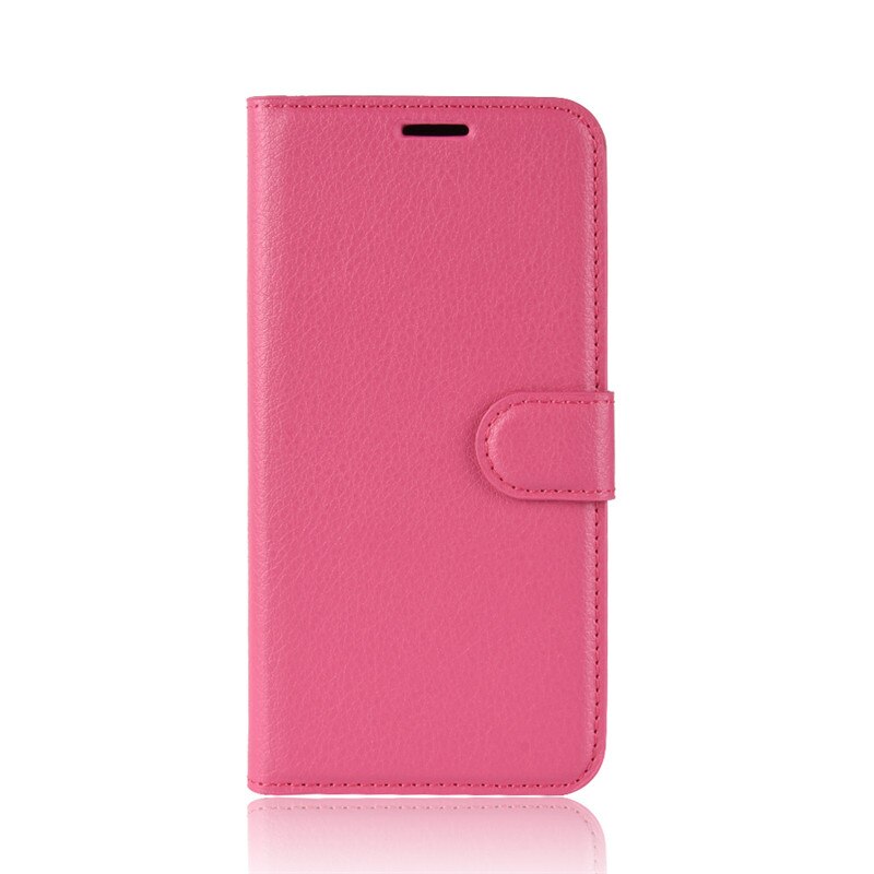 Funda de lujo para LG X Cam K580ds de cuero PU para LG X Cam K580 K 580 K580DS DS XCam carcasa trasera con tapa: rose case