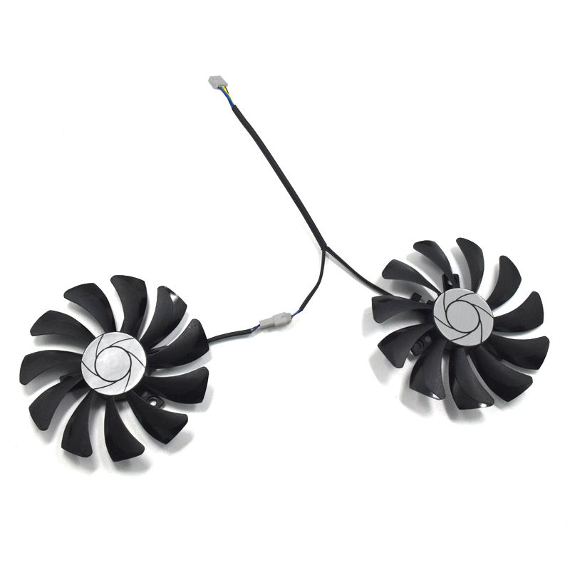 1 paar grafikkartenlüfter 85mm ha9010 h 12f-z 4- poliger kühlerlüfter ersatz für msi gtx 1060 oc 6g gtx 960 p106-100 p106 gtx 106