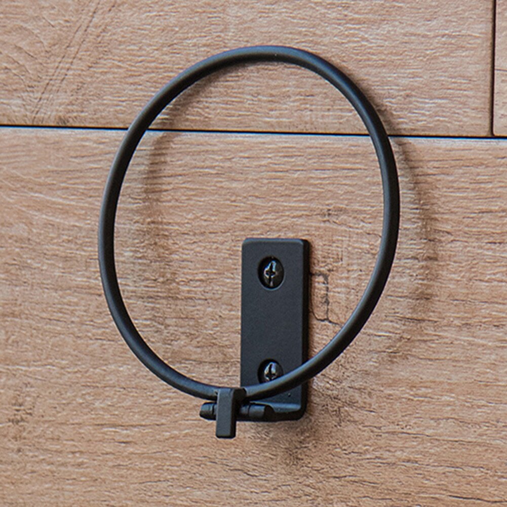 3Pcs Metal Wall Mounted Hanging Pot Holders Ring Planter Flower Bracket Stand