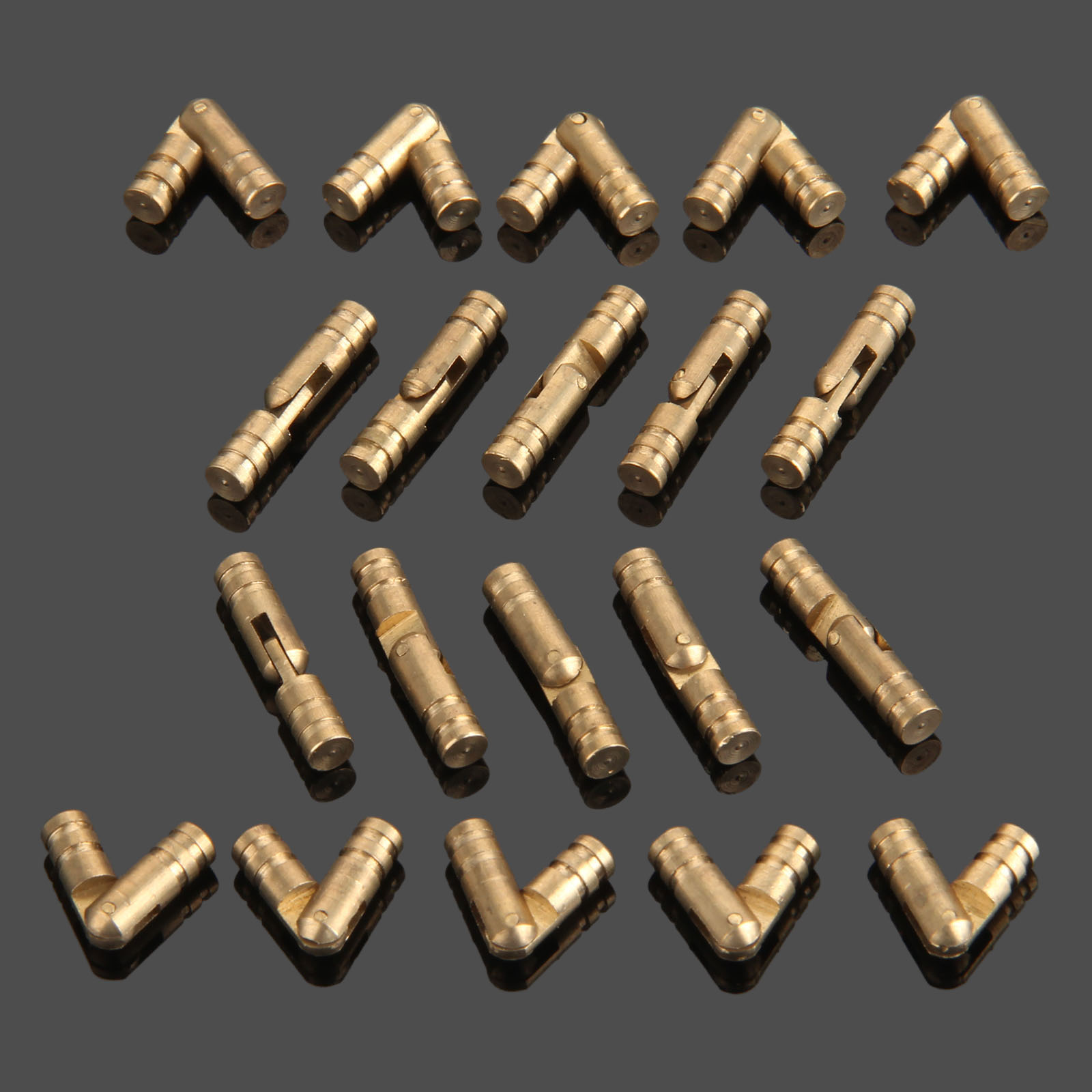 20 sztuk miedziane zawiasy baryłkowe cylindryczne pudełko z biżuterią ukryte niewidoczne ukryty zawias sprzęt meblowy