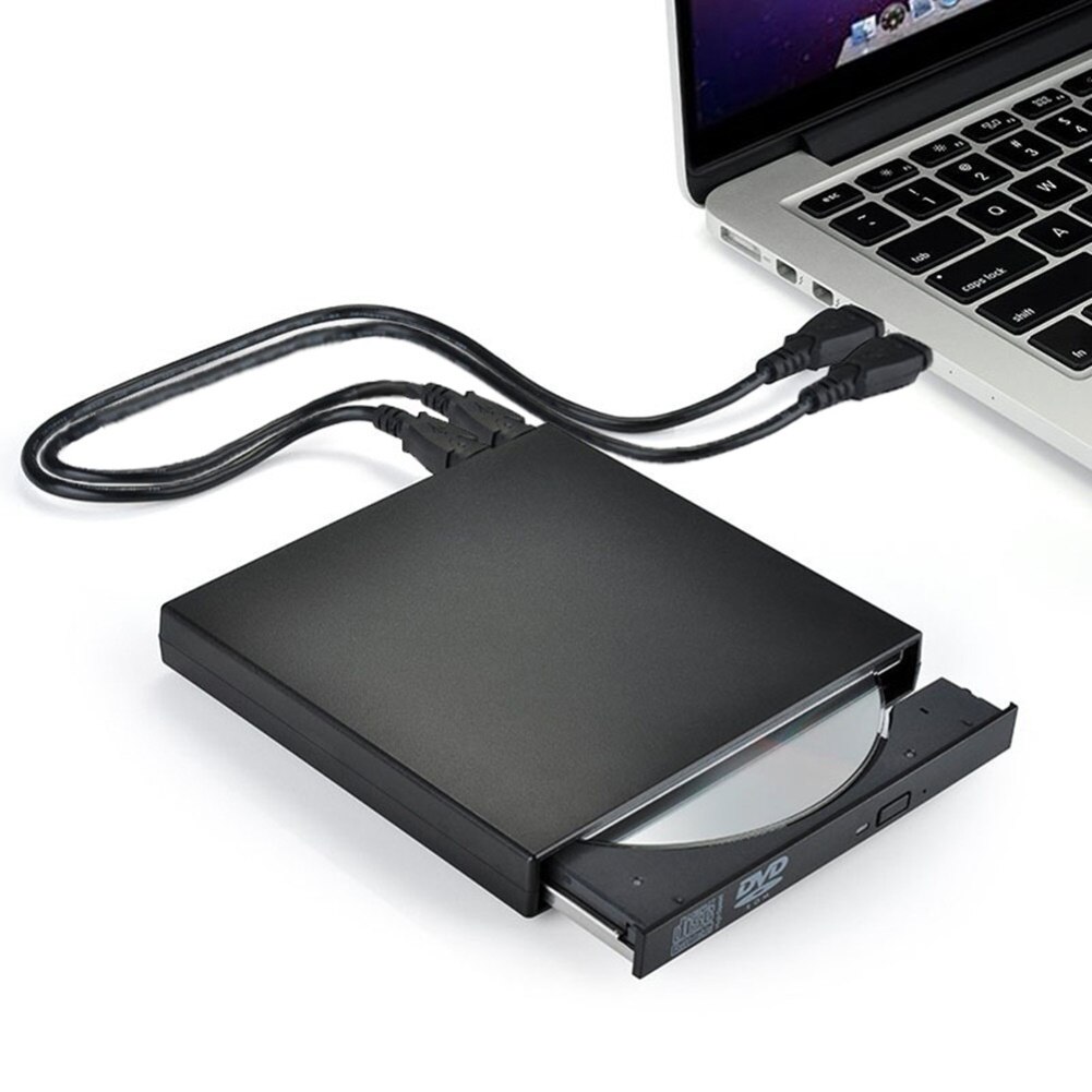 Unidad externa de DVD con USB, reproductor de CD, VCD, Unidad óptica para PC, ordenador de escritorio, grabador, grabador de CD-RW, lector de DVD, 1MB