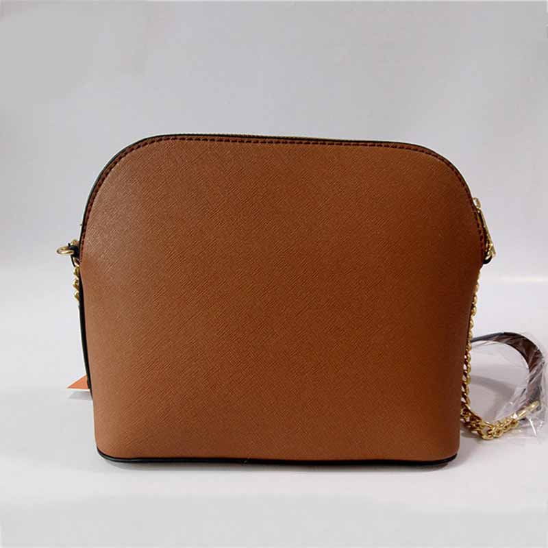 neue Süße Dame Hülse tasche trompete muschel tasche Bote tasche kette frauen schulter tasche: Braun