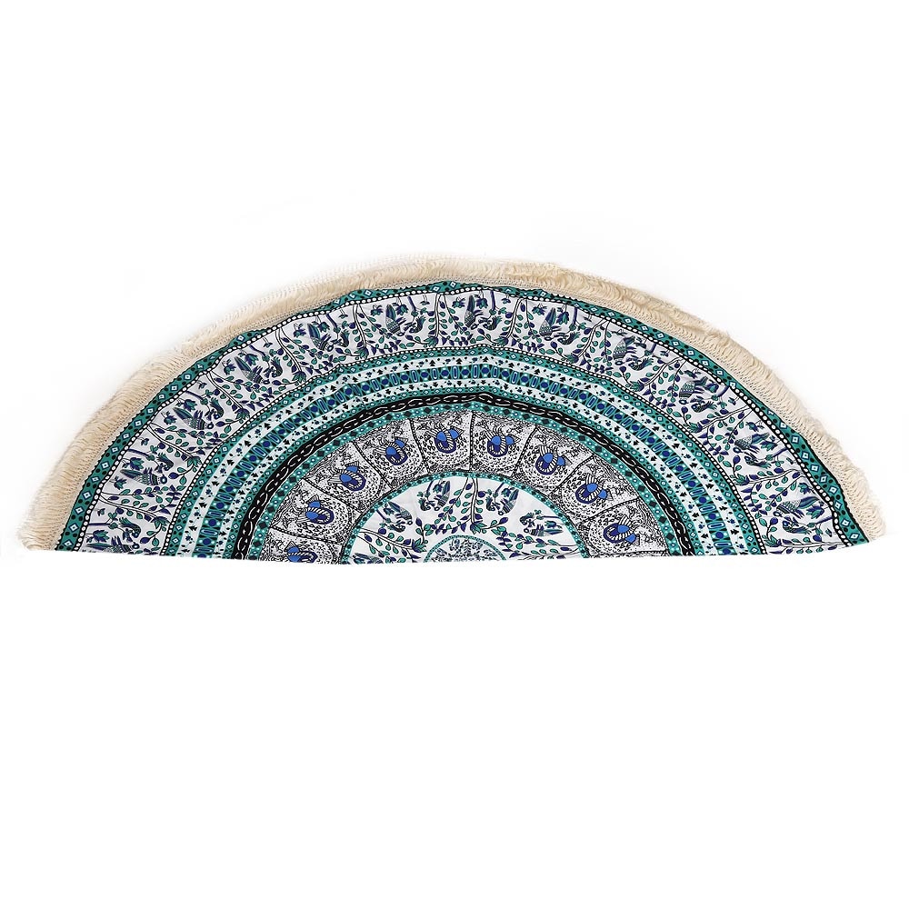 Tapiz indio de Mandala grande para colgar en la pared, toalla de playa Bohemia, manta fina de poliéster, esterilla de Yoga, chal, Sábana FD