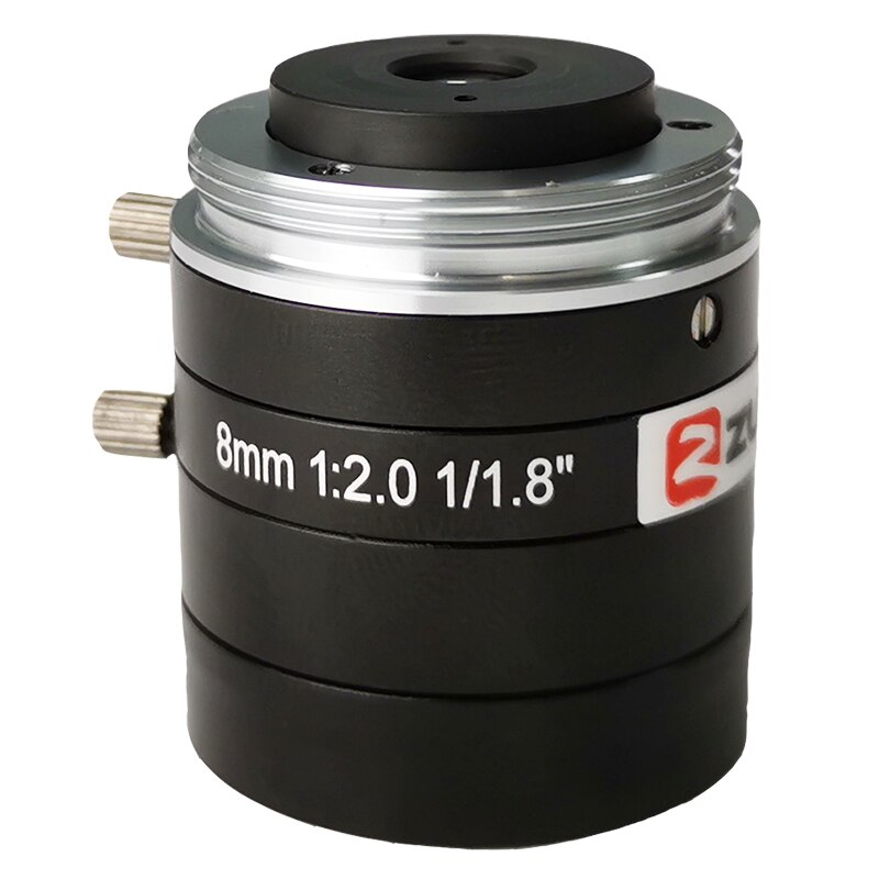 C Mount 12mm manual lris HD lens for 1/1.8" FA High performace for 5 Mega pixel camera Machine Vision fixed focal length lenses