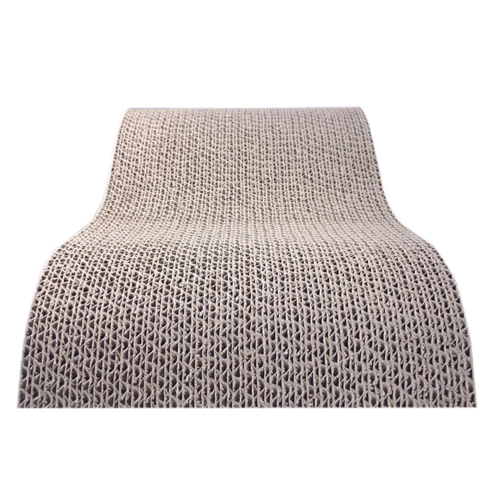 44 x 22cm stora husdjur katt kliar wellpapp slipar kloplatta + kattmynta pappersdyna kattleksak klätterställning skrapa matta