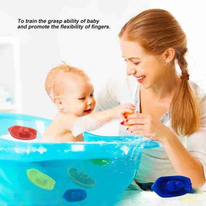 1 stk babybad lekevann leketøy plast flytende båt leke baby bade strand flytende skip leke baby pedagogisk badeleke
