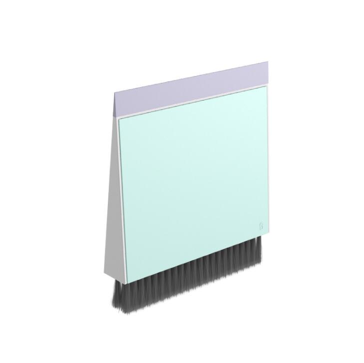 3in1 Desktop Sweep Bezem Stoffer Schoonmaken Hand Borstel Combinatie Wisser Boord Borstel Toetsenbord Thuis School Kantoor Schoon Borstel: Light Green