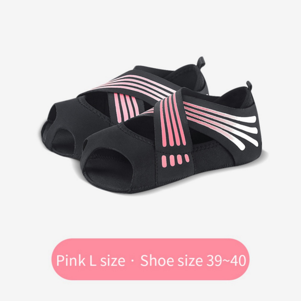 Rutschfeste pilates-tanzsocken, zehenstegsocken, offene fitness-yoga-socken, rutschfeste pilates-socken, weiche indoor-yoga-schuhe für damen: G