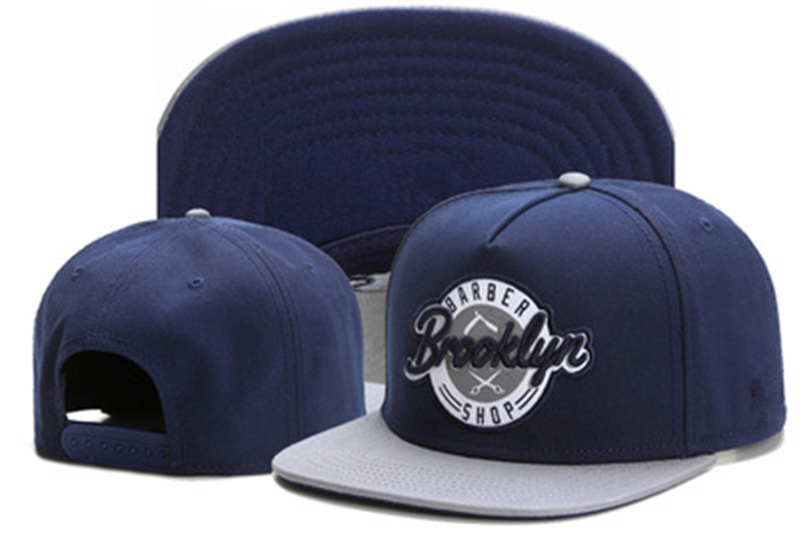 Boné de beisebol bordado com letras brbbklyn, chapéu casual esportivo recuperado, moda hip hop: navy