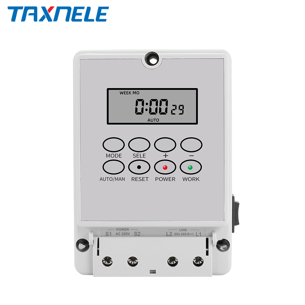 Digital School Bell Timer Switch ZTY-08 Intelligent Microcomputer Auto Bell Ring Controller 220V 80 groups Programmable Time