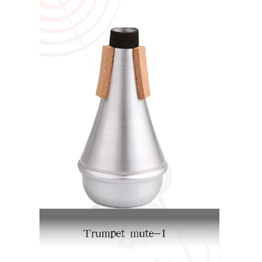 Aluminium Rechte Trompetten Mute Voor Jazz Instrument Praktijk Beginner Messing Fittingen Aluminium