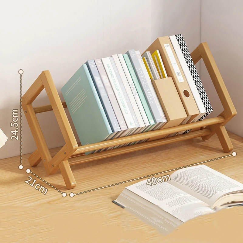 Estantería de escritorio para el hogar, estante decorativo para sala de estar, revistero de tipo económico Simple, estantes de almacenamiento finos para dormitorio a pequeña escala