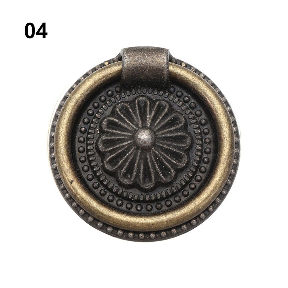 Antique Bronze Cupboard Wardrobe Dresser Furniture Handle Kitchen Cabinet Drawer Knobs Wooden Box Jewelry Box Knob Hardware: AMBER