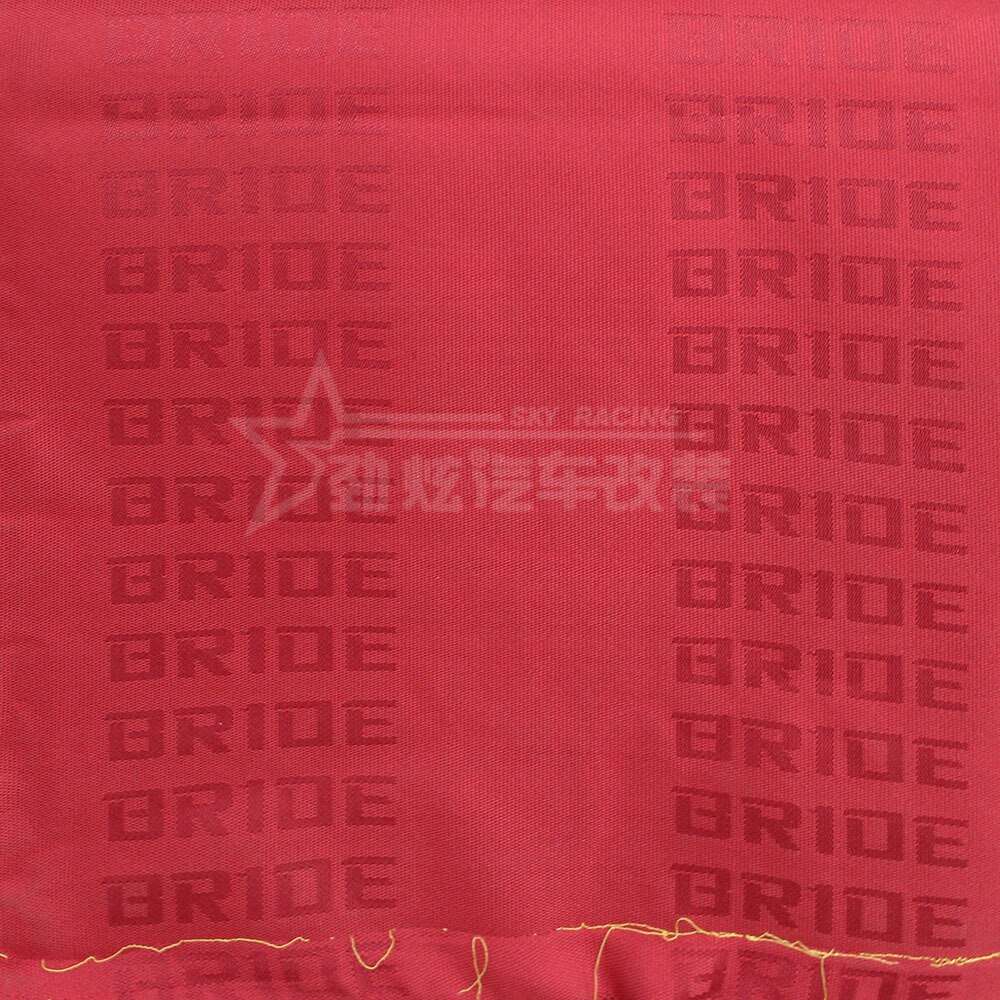 BRIDE-tela para asientos de coche de carreras, tela modificada JDM, accesorio Interior, Material de decoración para todos los coches, 1m x 1,6 m: RED BRIDE