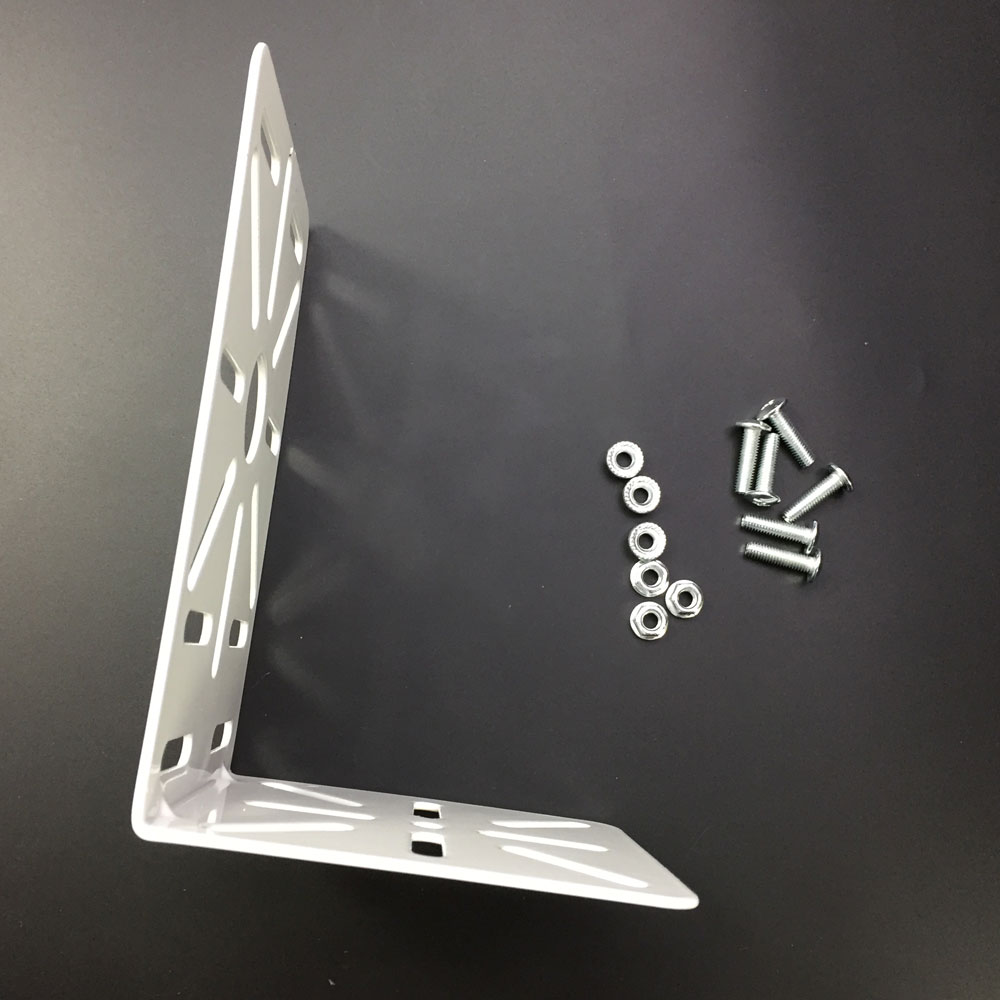 Metal Steel Vertical Mount Bracket Right angle Reinforcing Plate for CCTV 5X ZOOM PTZ Dome Camera Ceiling Mounting / Wall Mounti