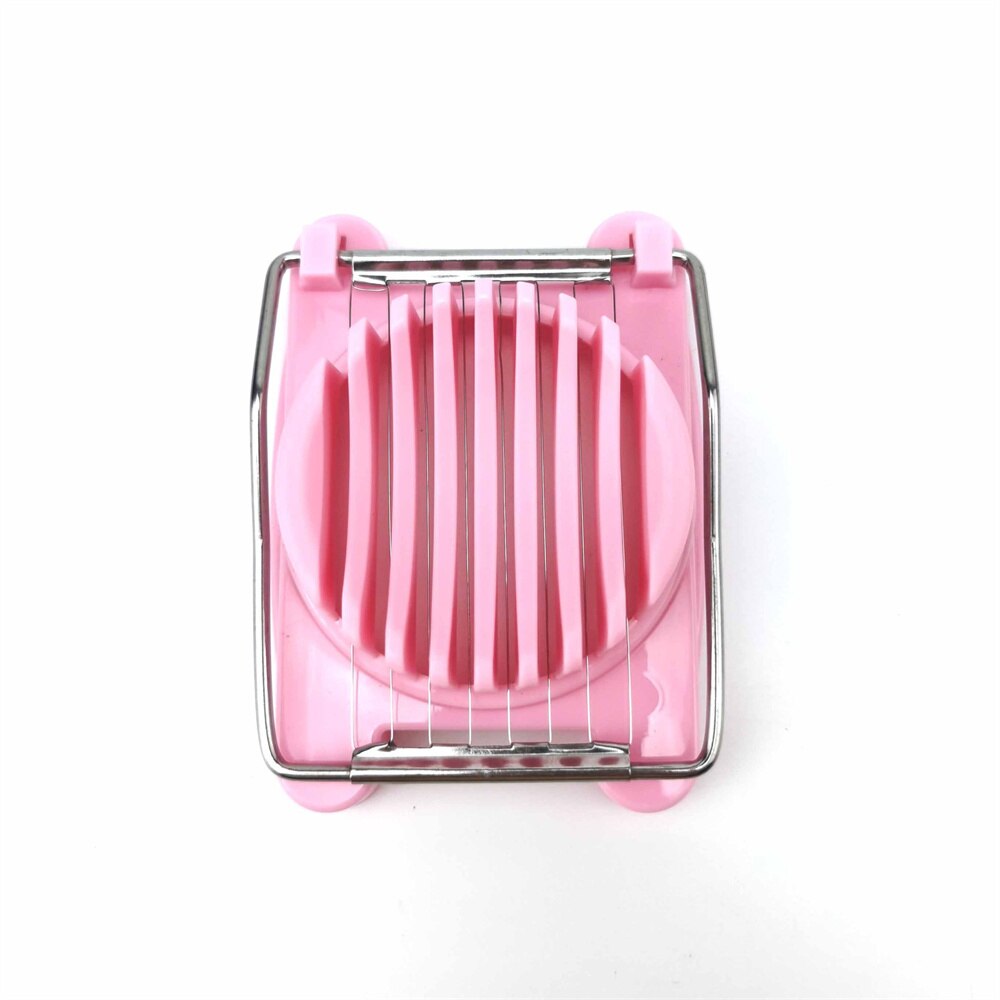 Egg Cutting Tool Egg Cutter Egg Slicing Divider Fancy Splitting Cutting Loose Flower Eggs Multifunctional Egg Cutter: Pink 1