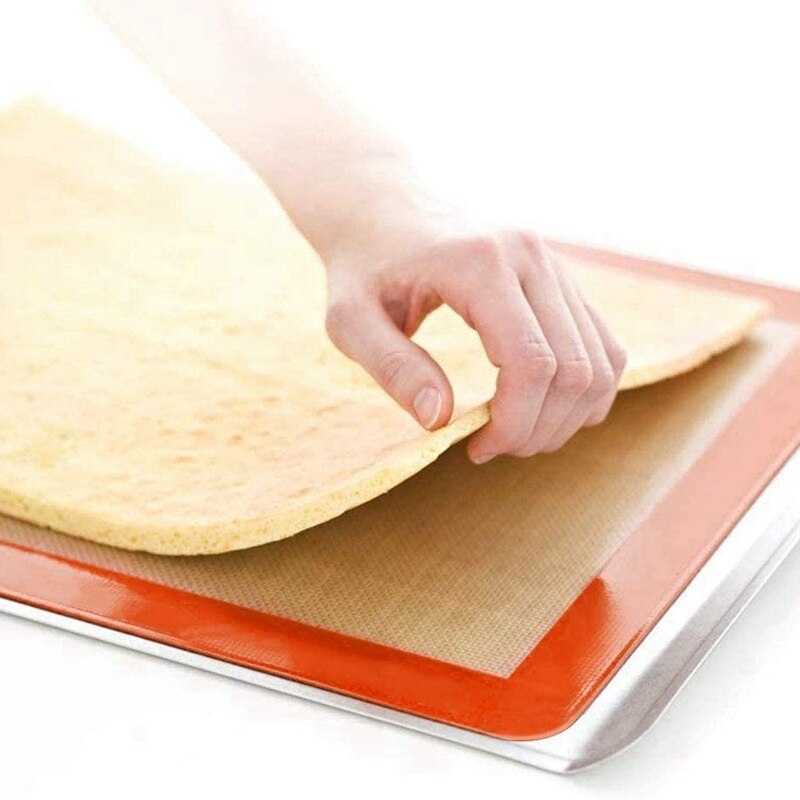 Siliconen Bakken Mat Set Van 4 Vel Non Stick Herbruikbare Siliconen Gebak Bakken Mat Voor Bakken Maken, deeg Rollen Mat