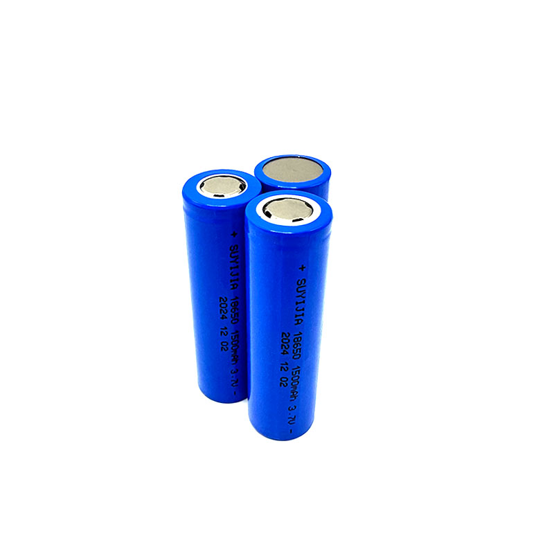 Batterie Lithium-ion Rechargeable 18650 1500mAh, 3.7V, adaptée aux intercomètres, aux télécommandes, aux jouets, aux phares et aux ventilateurs