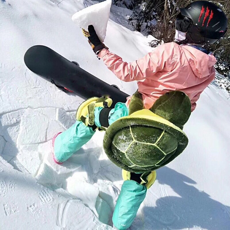 Equipo de protección para esquí patinaje snowboard deporte de invierno al aire libre Cute tortuga cojín