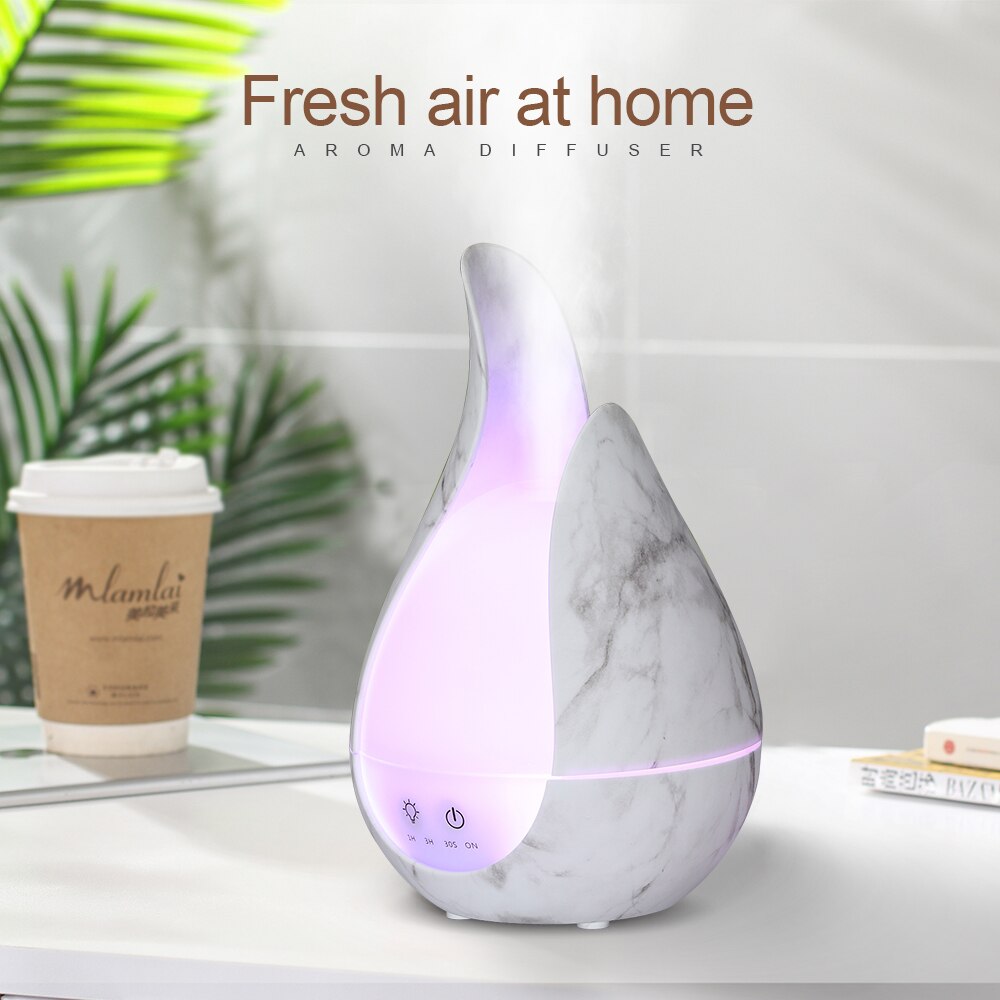 KBAYBO Luchtbevochtiger Aroma Essentiële Olie Diffuser 7 Kleuren LED nachtlampje cool mist maker Aromatherapie voor Home office slaapkamer