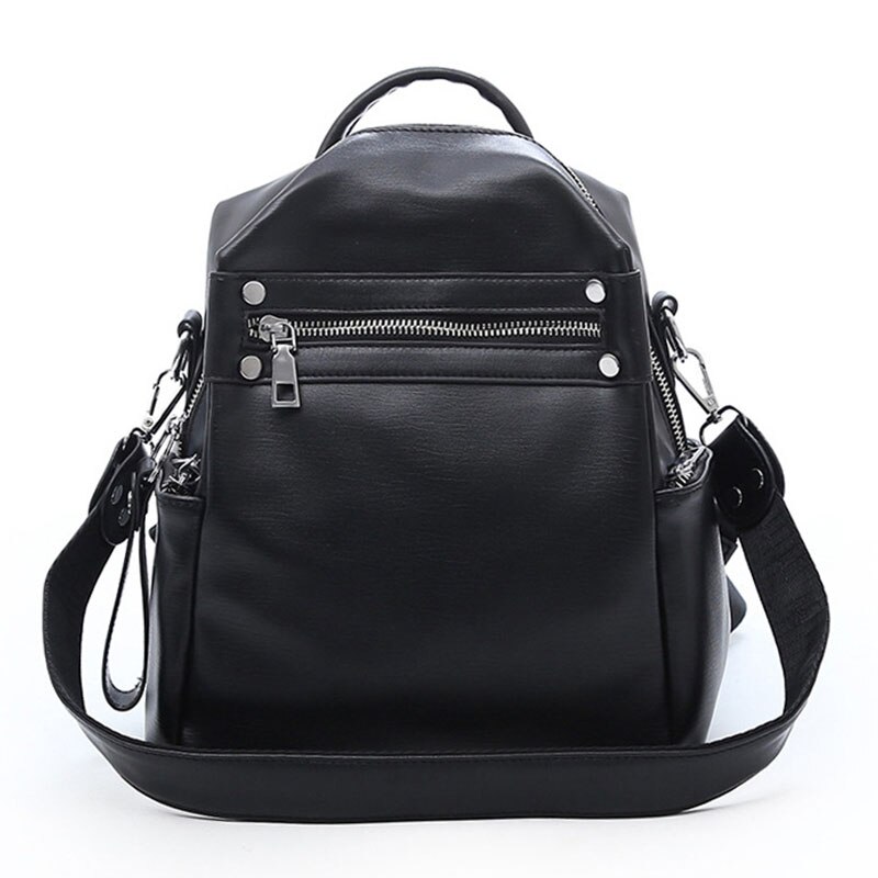 sac à dos femme sac à bandoulière en cuir synthétique polyuréthane sacs à dos pour femme dames Simple Desiger femmes couleur unie Mochila