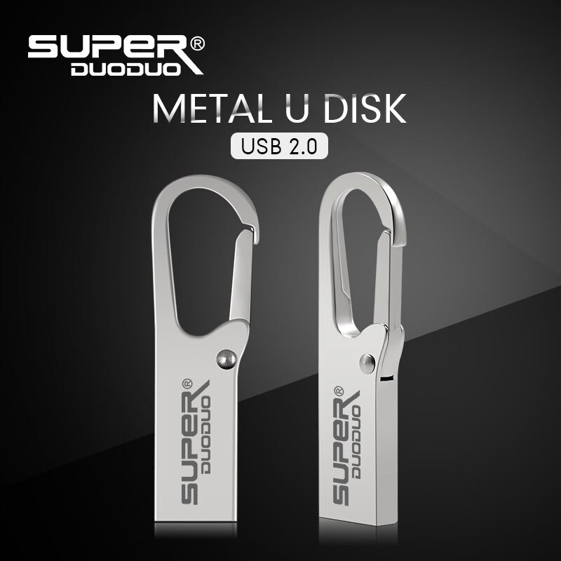 Ad alta Velocità USB veloce unità Metallo Impermeabile penna unità 16GB 32GB 64GB 128GB 256GB Pendrive impermeabile USB del Bastone 2.0 di Memoria del Bastone