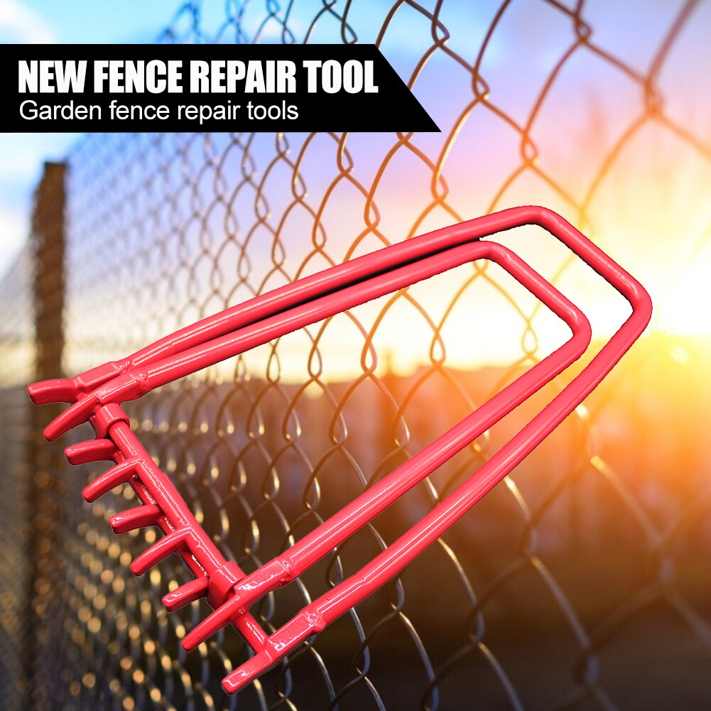 Barb Fence Repair Tool Easily Carrying Part Eco-friendly Tool Garden Metal Wire Fence Fixer for Home Farmyard Puller
