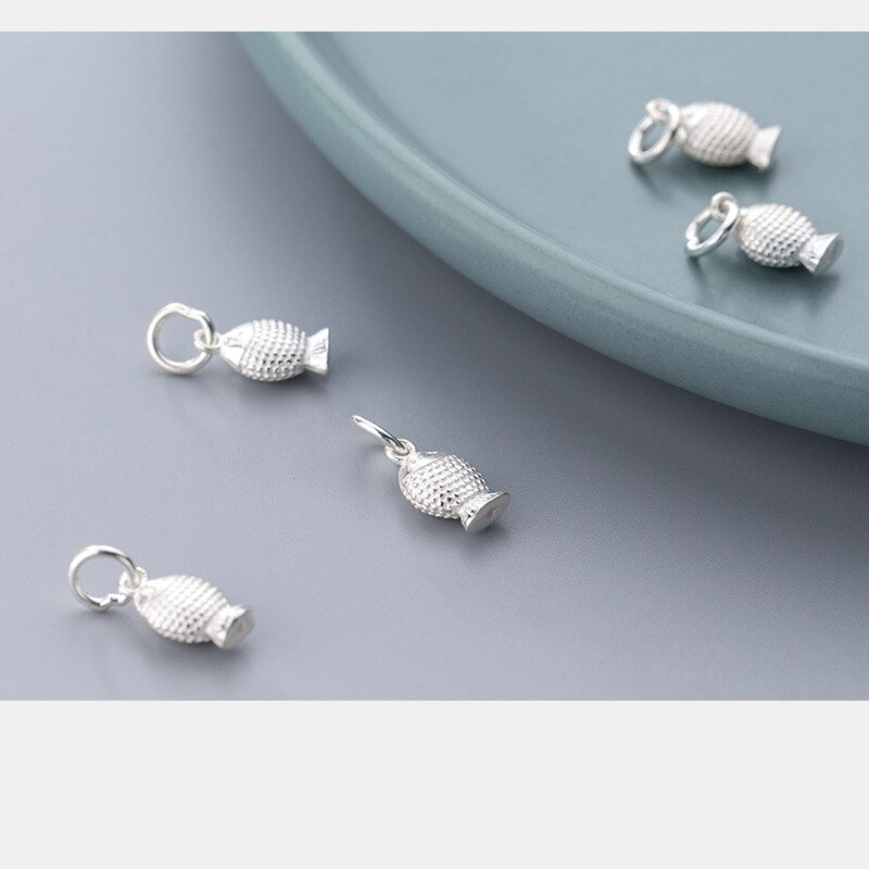 Uqbing 925 Sterling Zilveren Vis Bedels Voor Vrouwen Bijoux Dier Sieraden Bevindingen Acessories