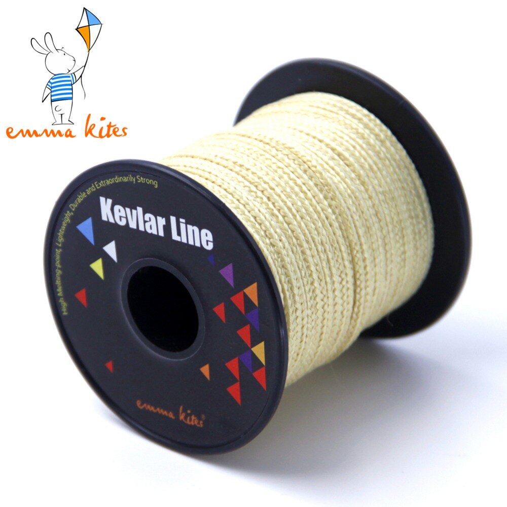 Kites Accessories 100-2000lbs Braided Kevlar Kite Line String Strong Multifunctional Cord for Fishing Camping Hiking Backpacking