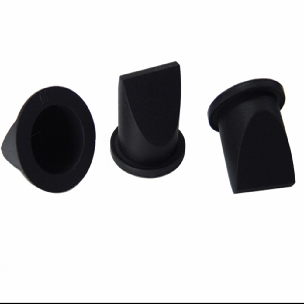 10 pieces Black Silicone Duckbill Valve One-way Check Valve 25.5 * 17* 24.5 MM for Liquid and Gas Backflow Prevent