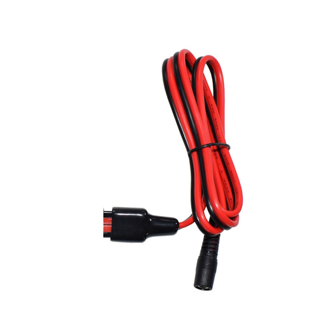 Solar Adapter Cable For Anderson Connector Adapter 14AWG DC 5.5x2.1mm Solar Panel Cable For 15/30/45A Power Pole Connector: Dark Grey