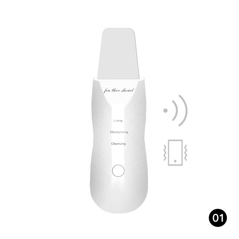 Beauty Star-limpiador Facial ultrasónico, limpiador Facial ultrasónico para limpieza de la piel, exfoliante, eliminación de espinillas, limpiador de poros, depurador Facial: Vibration Ultrasoni