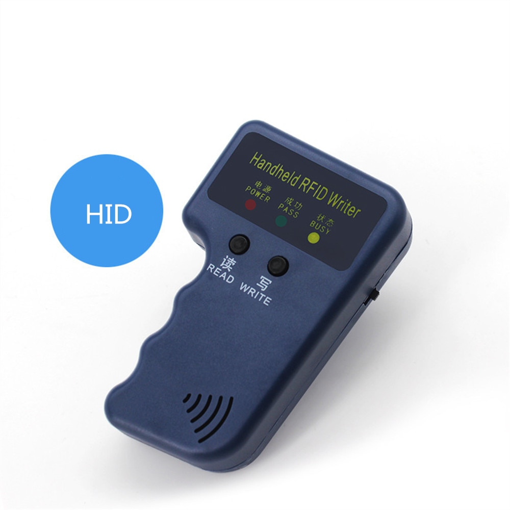 125 khz  em4100 rfid h/id kopimaskine writer duplikator programmeringslæser  + t5577 em4305 genskrivbare id fjernbetjeninger tags kort 5200 håndholdt: Skjulte
