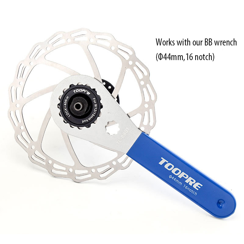 Bike Disc Brake Centerlock to 6-Bolt 6 Hole Rotor Adapter Wrench Spanner Bicycle 44mm Hub Center Lock Conversion Spacers
