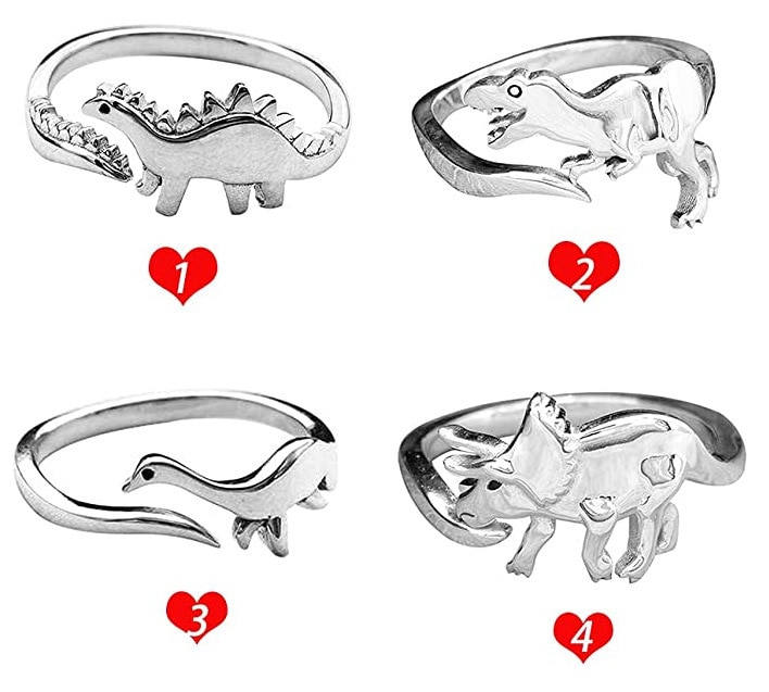 Dinosaur Ring Voor Vrouwen Brontosaurus Stegosaurus Ringen Dinosaur Ring Verstelbare Ring
