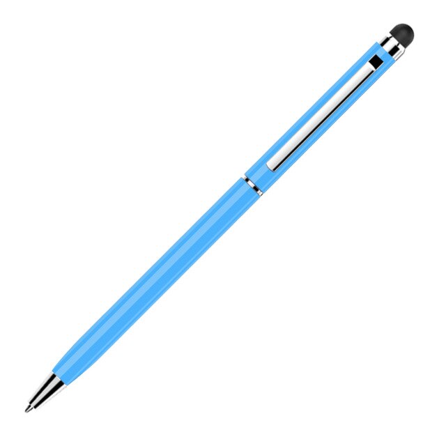 2 in 1 Universal Stylus Pen Drawing Touch Screen Pens Pencil For IPad iPhone Tablet Android Smartphone Touch Screen Accessories: sky blue