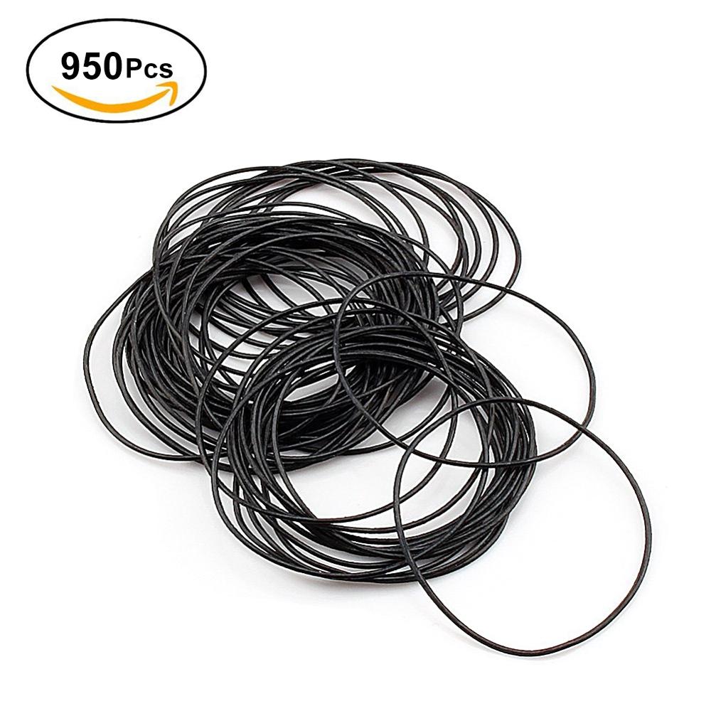 Yosoo 950pc * 0.6mm joint torique montre arrière joint caoutchouc joint ensemble de rondelles remplacement montre réparation outils accessoires Kits 12-30mm